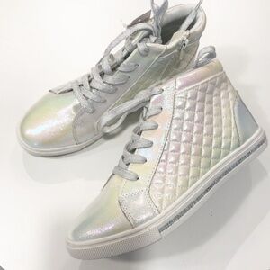 Justice Quilted Holographic High Tops